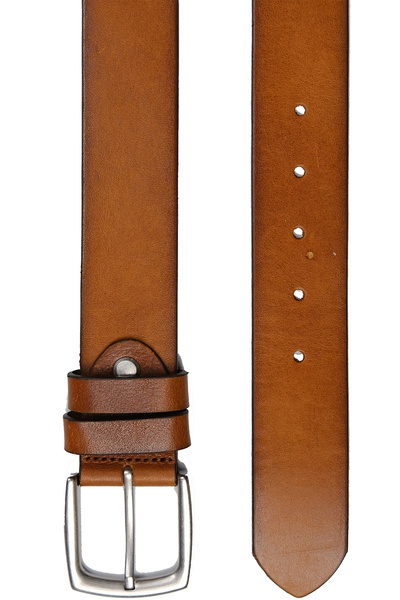 CüzCan Справжня шкіра Taba 4 CM Класичний прямий чоловічий ремінь (KOT/KETEN)