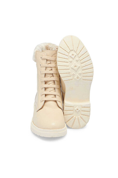 Tergan Bej Hakiki Deri Kadın Casual Bot - K24K1BT67571-B19