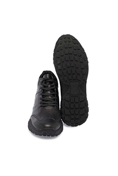 Tergan Siyah Hakiki Deri Erkek Casual Bot - E24K1BT57103-A23