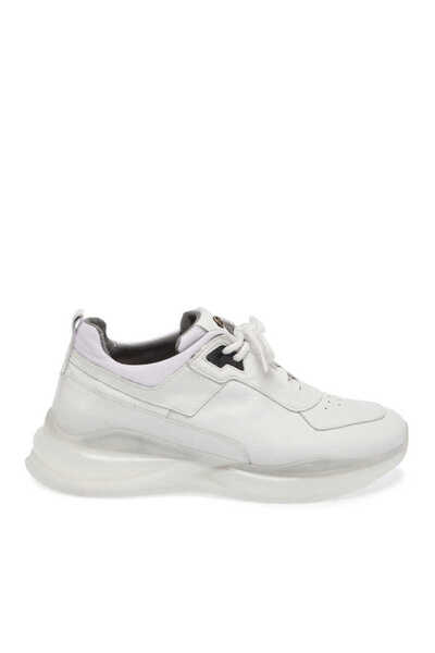 Tergan Beyaz Hakiki Deri Erkek Sneaker - E24I1AY56802-A26