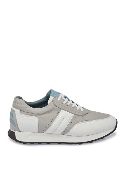 Tergan Beyaz Hakiki Deri Erkek Sneaker - E24I1AY56818-A26