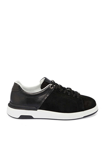 Tergan Siyah Hakiki Süet Deri Erkek Sneaker - E24I1AY56819-A01