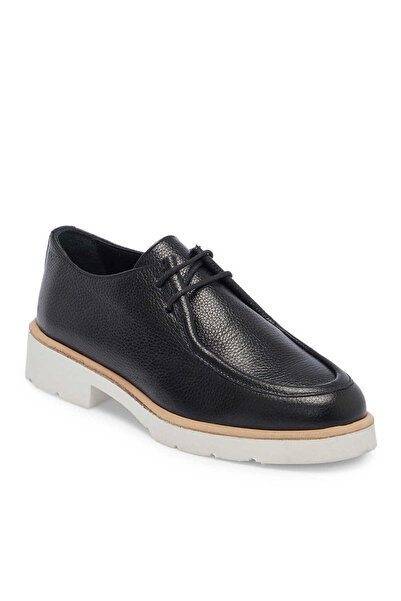 Tergan Siyah Hakiki Deri Kadın Casual Ayakkabı - K25I1AY68033-A23