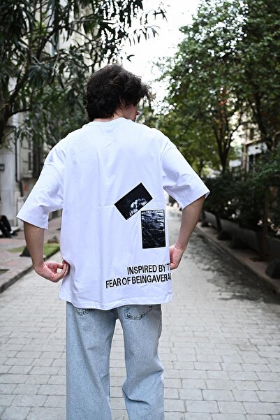 Rocqerx Μοντέλο R-5805 Μπλουζάκι με πέπλο και στάμπα στην πλάτη