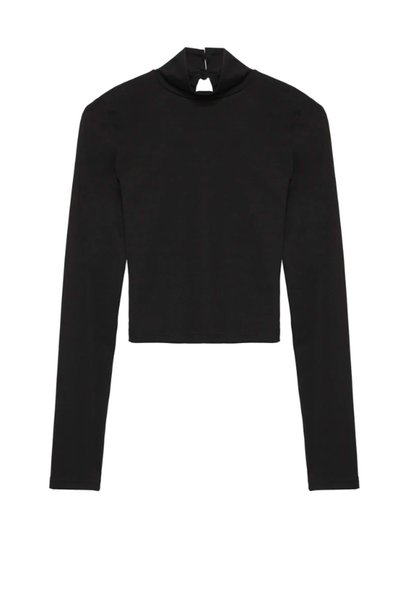Quzu 25K0210056 Basic Body with Fisherman Collar - Quzu - 25K0210056 - Black - S