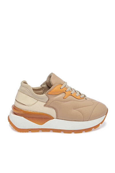 Tergan Nude Hakiki Deri Kadın Sneaker - K24I1AY67389-K65