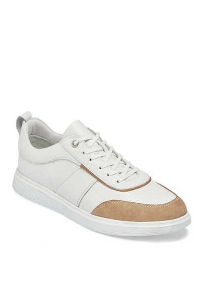 Tergan Beyaz Hakiki Deri Erkek Sneaker - E24I1AY56842-A26