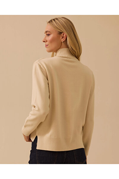 SEÇİL Long Sleeve Knitted Sweater