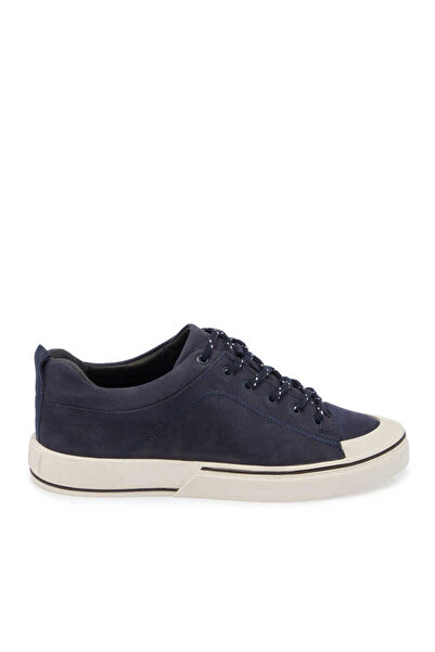 Tergan Lacivert Hakiki Deri Erkek Sneaker - E24I1AY56827-A31