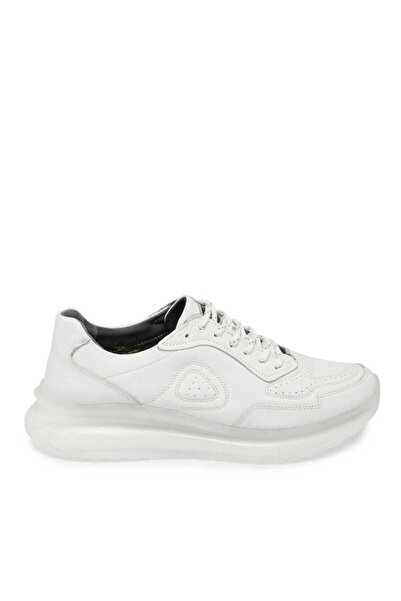 Tergan Beyaz Hakiki Deri Erkek Sneaker - E24I1AY56799-A26