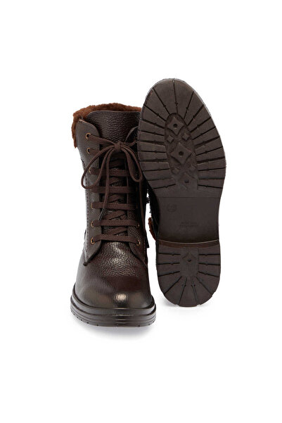 Tergan Kahve Hakiki Deri Kadın Casual Bot - K24K1BT67571-A42