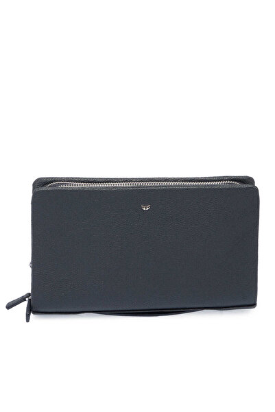 Tergan Lacivert Hakiki Deri Erkek Portföy Çantası - S1PC00002196-U6H