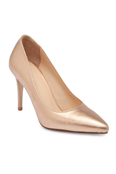 Tergan Pembe Hakiki Deri Kadın Stiletto - K24S1AY67599-U2L