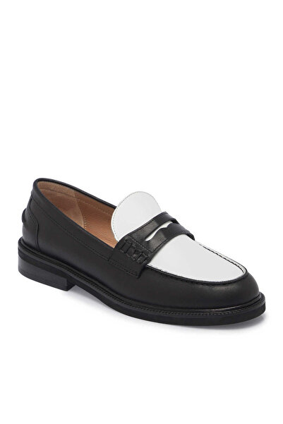 Tergan Siyah Hakiki Deri Kadın Makosen - K25I1AY68052-P57