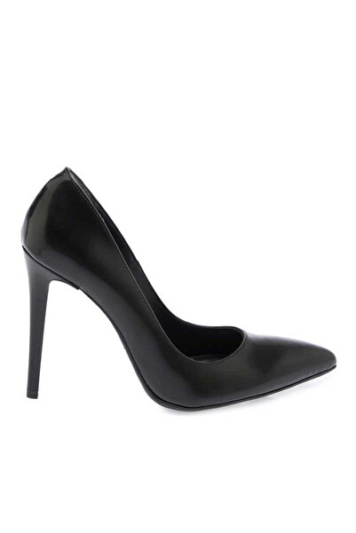 Tergan Siyah Vegan Kadın Stiletto - K24I1AY67462-Q4V