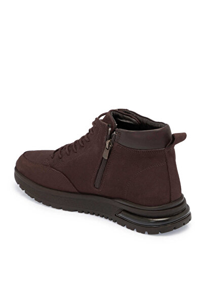 Tergan Kahve Hakiki Nubuk Deri Erkek Casual Bot - E24K1BT57030-A39