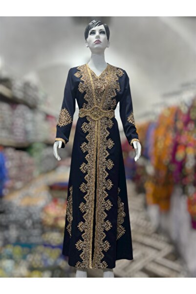 MODA Yöresel Kadın Kemerli Kaftan Abiye