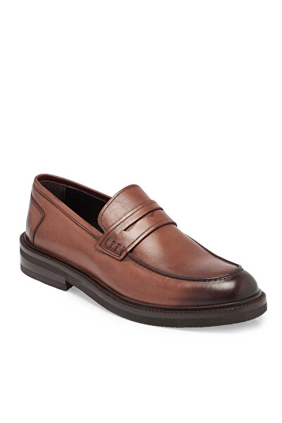 Tergan Taba Hakiki Deri Erkek Casual Ayakkabı - E24S1AY56972-X12