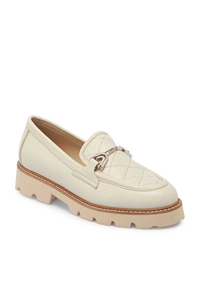 Tergan Bej Hakiki Deri Kadın Makosen - K25I1AY68100-B19