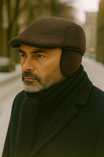 MEKİK BUTİK Thick Winter Ear Warmer Hat - Dad Hat