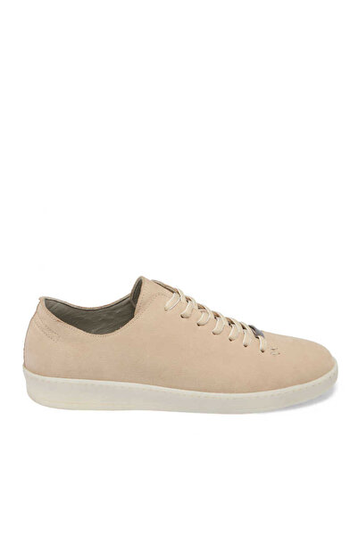 Tergan Bej Hakiki Nubuk Deri Erkek Sneaker - E24I1AY56831-B23