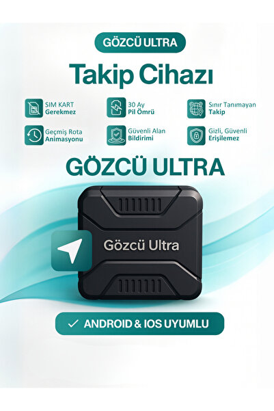 Gözcü Mobil Ultra Takip Cihazı Ios Android Uyumlu Airtag Geçmişe Dönük Konum ...