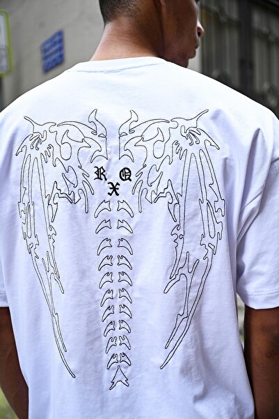 Rocqerx R-5827 Модель Супрем Футболка - Вишивка спереду і ззаду