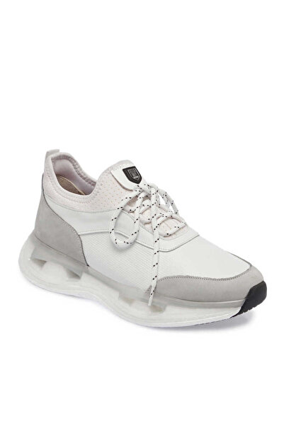Tergan Beyaz Hakiki Deri Erkek Sneaker - E24I1AY56797-A26