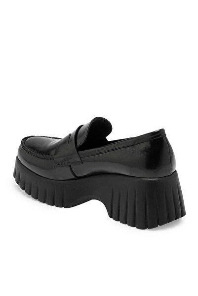 Tergan Siyah Hakiki Deri Kadın Loafer - K24S1AY67691-A07