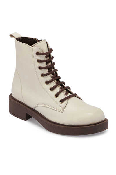 Tergan Bej Hakiki Deri Kadın Casual Bot - K24K1BT67565-A25