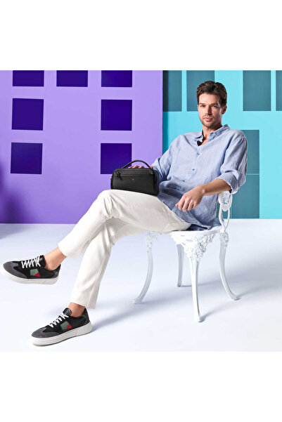 Tergan Black Genuine Leather Men's Portfolio Bag - S1Pc00021510-A41