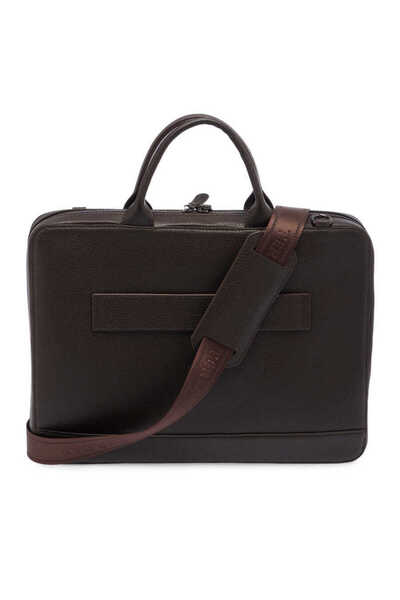 Tergan Brown Genuine Leather Men's Briefcase - S1Ev00032171-A42