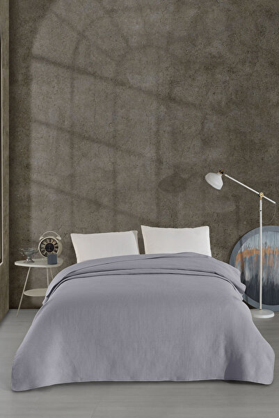 Elart Pan Dora Multi-Purpose Bedspread Double (200X220 cm) Gray