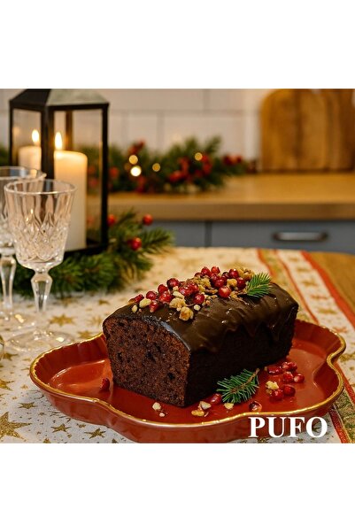 PUFO Set of 4 Gentle trays for serving appetizers, sweets, candies, 16 cm, red