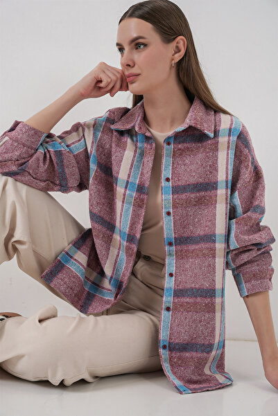 Bigdart 3854 Plaid Pattern Double Pocket Shirt