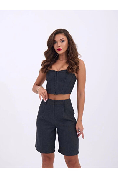 Viyamo 7225 Crop-Anthracite