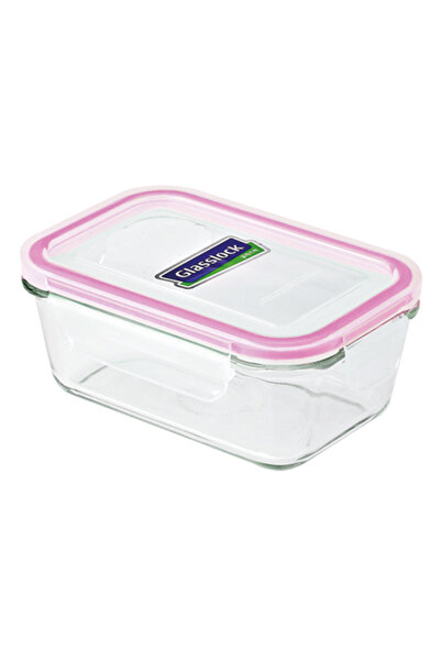 BİEV 480 ml GLC022 Model Taper Glass Storage Container