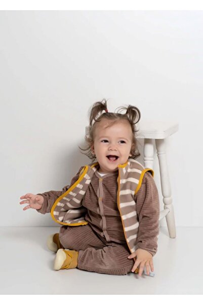 JO&JUKE Pamuk Polar Yelek - Krem