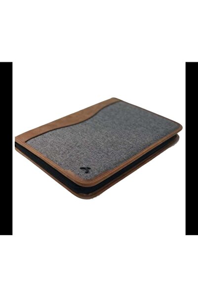 Önder A4 Dark Gray Zippered Hand Portfolio