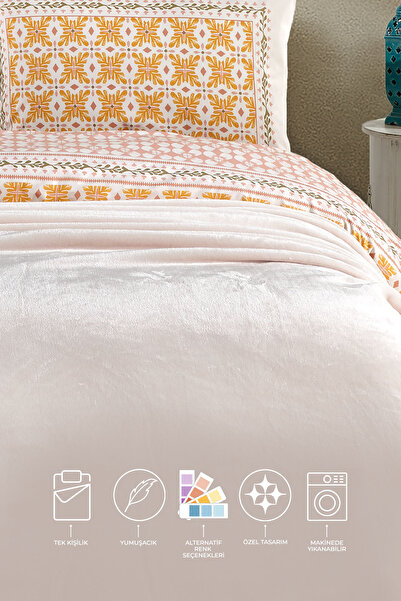 Elart Calinda Blanket Single Size (160X220 cm) Cream