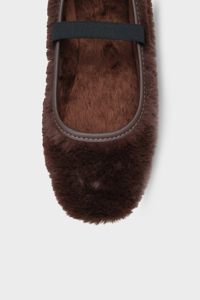 Capone Outfitters Ollie Women's Plush Laced Ballerinas