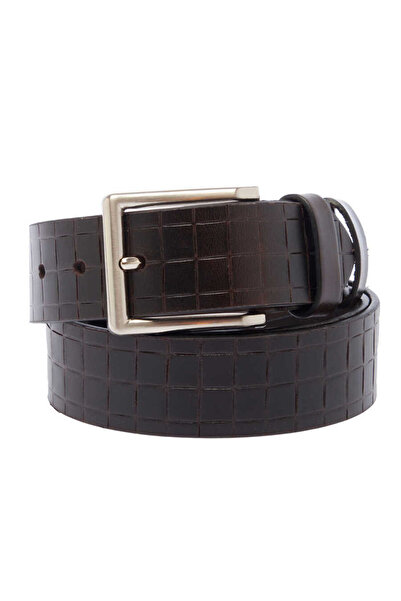 Tergan Kahve Hakiki Deri Erkek Kemer - S1EK00000365-D63