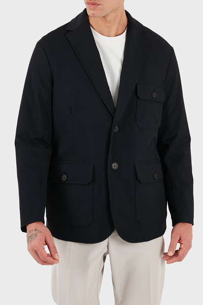 Emporio Armani Lightweight Padded Regular Fit Double-Breasted Collar Blazer Jacket Men's Jacket Em003835 Af18502 Ub11