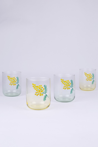 Rakle Mimoza 4'lü Su Bardağı Seti 280 cc