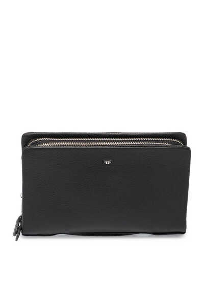 Tergan Black Genuine Leather Men's Portfolio Bag - S1Pc00002196-U9G