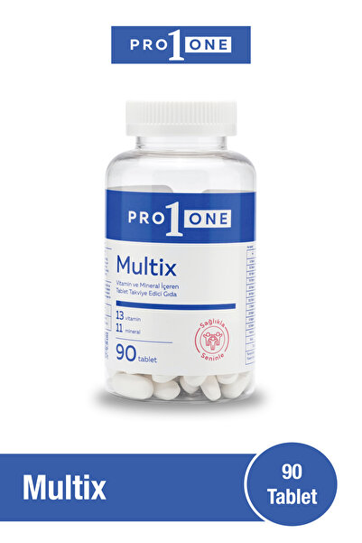 PRO1ONE Multix Multivitamin Ve Multimineral Içeren Tablet Takviye Edici Gıda