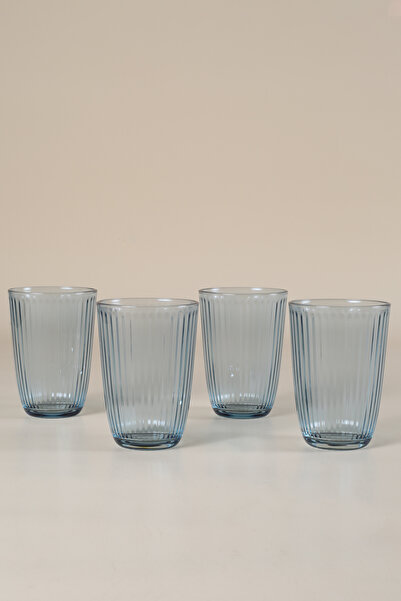 Rakle Splendid 4'lü Meşrubat Bardağı Seti Mavi 395 cc