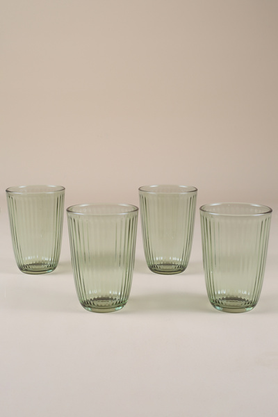 Rakle Splendid 4'lü Meşrubat Bardağı Seti Yeşil 395 cc