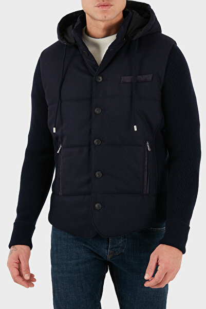 GRAN SASSO Hooded Pockets Wool Coat Men's Coat 23191 51303 598