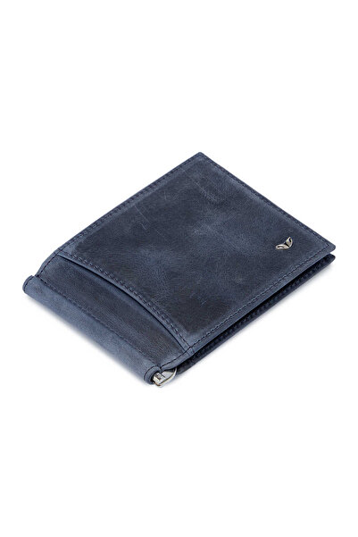 Tergan Lacivert Hakiki Deri Erkek Cüzdan - S1CE00001399-C5R